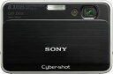 【中古】Sony Cybershot DSC-T2 8MP Digital Camera with 3x Optical Zoom (Black) by Sony