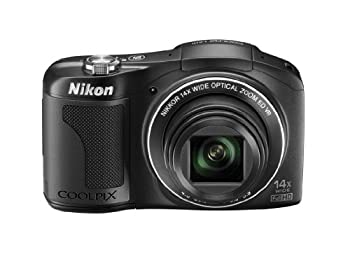 【中古】Nikon デジタルカメラ COOLPIX L610 光学14倍 単3形電池対応 ブラック L610BK