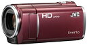 【中古】JVCケンウッド JVC 8GBフルハイビジョンメモリームービー ルージュレッド GZ-HM450-R(2)