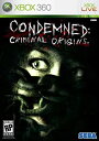 【中古】(非常に良い)【輸入版:北米】Condemned: Criminal Origins - Xbox360