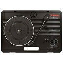 【中古】Vestax ポータブルターンテーブル handytrax USB BLACK ブラック USB出力機能/録音ソフト付き スピーカー内蔵