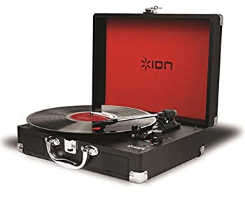 【中古】ION Audio Vinyl Motion レコードプレーヤー スーツケース型 バッテリー内蔵 USB端子