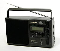 【中古】Panasonic パナソニック National ナショナル RF-U99-K ブラック 緊急警報放送対応 3バンドラジオ(TV音声1～12ch/FM/AM)