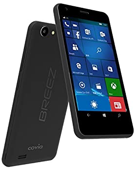 【中古】(非常に良い)covia SIMフリー スマートフォン BREEZ X5( Windows 10 Mobile / 5インチ HD IPS液晶 / マイクロSIM スロット×2 / FLASH ROM:8GB、RAM:1GB ) [