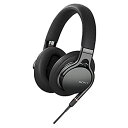 【中古】(非常に良い)ソニー ヘッドホン MDR-1AM2 B : ハイレゾ 密閉型 折りたたみ式 ケーブル着脱式/バランス接続 Φ4.4ケーブル同梱 リモコン/マイク付 2018年 ブラ