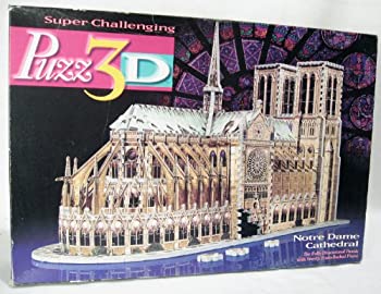 yÁz(ɗǂ)Notre Dame Cathedral 952 Piece 3D Jigsaw Puzzle Made by Wrebbit Puzz-3D by puzz 3d