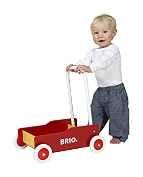 【中古】(非常に良い)BRIO (ブリオ) 手押し車 レッド [ 木製 おもちゃ ] 31350