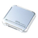 【中古】(非常に良い)サンワサプライ (シルバー)USB2.0 10in1カードリーダライタ ADR-10U2SV