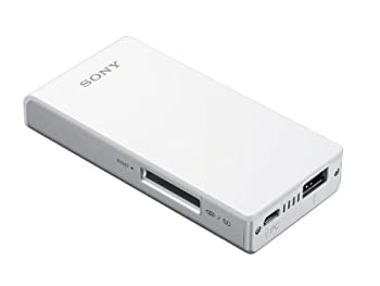 【中古】ソニー Wi-Fi SD MSメモリーカードリーダー(スマホ充電付) ポータブルワイヤレスサーバー WG-C10 W