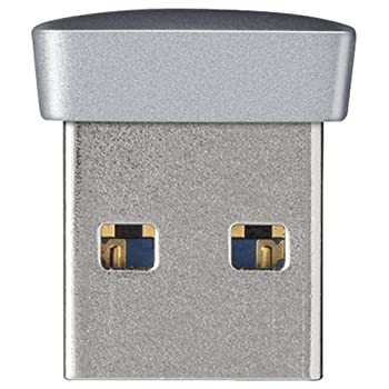 yÁzBUFFALO USB3.0Ή }CNUSB[ 64GB Vo[ RUF3-PS64G-SV