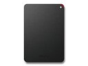 【中古】BUFFALO 耐衝撃対応 2.5インチ(ポータブル) 外付けHDD 1TB ブラック HD-PNF1.0U3-BBE