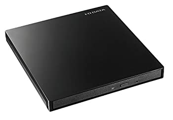 【中古】I-O DATA ポータブルDVDドライブ DVRP-UT8C2K (USB3.1 Gen1 Type-C 対応/バスパワー駆動/ピアノブラック)