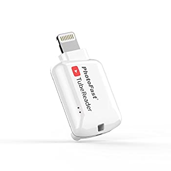 【中古】iPhone X対応 YouTube動画を持ち歩く、Apple専用 micro SDカードリーダー TubeReader