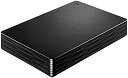 【中古】I-O DATA USB 3.1 Gen 1/2.0対応 ポータブルハードディスク 「カクうす Lite」 ブラック 2TB HDPH-UT2DKR