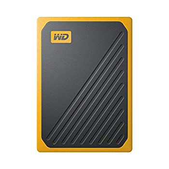 【中古】WD ポータブルSSD 500GB USB3.0 イエロー My Passport Go 外付け / 【PS4 / Xbox Oneメーカー動作確認済】WDBMCG5000AYT-WESN