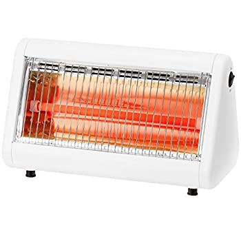 【中古】[山善] あしもとあったか 電気ストーブ (転倒OFFスイッチ) (簡単操作) (400W) ホワイト DS-F041(W)