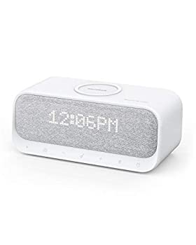 【中古】(未使用・未開封品)Anker Soundcore Wakey Qi 対応 Bluetooth スピーカー ワイヤレス充電器 高音質 ラジオ 目覚まし時計 10W出力 iPhone & Android対応 デュアルド