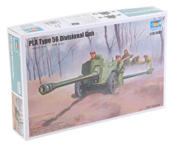 【中古】(非常に良い)トランペッター 1/35 中国軍 56式 85mmカノン砲 プラモデル