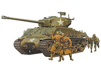 【中古】(非常に良い)タミヤ 1/35 スケール限定シリーズ アメリカ陸軍 戦車 M4A3E8 シャーマン イージーエイト 人形4体付 プラモデル 25175