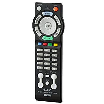 楽天お取り寄せ本舗 KOBACO【中古】Asahi Denki かんたんテレビリモコン A-LINE ブラック RC-TV002AL（BK）