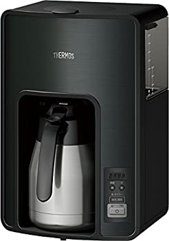 【中古】サーモス 真空断熱ポットコーヒーメーカー 1.0L ブラック 【タイマーで前日予約が可能】 ECH-1001 BK