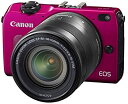 【中古】(非常に良い)Canon ミラーレス一眼カメラ EOS M2 EF-M18-55 IS STM レンズキット (レッド) EF-M18-55mm F3.5-5.6 IS STM付属 EOSM2RE-1855ISSTMLK