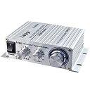 【中古】(非常に良い)Lepy 新モデル LP-2024A+ (シルバー)デジタルアンプ(本体+RCAオーディオコード+ACアダプタ 12V5A +バナナプラグ...