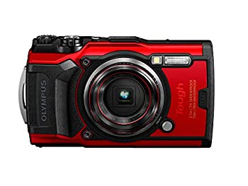 【中古】Tough TG-6 レッド オリンパス