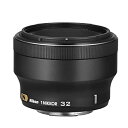 【中古】Nikon 単焦点レンズ 1 NIKKOR 32mm f/1.2 ブラック ニコンCXフォーマット専用