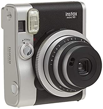 【中古】(非常に良い)FUJIFILM インスタントカメラ チェキ instax mini 90 ネオクラシック ブラック INS MINI 90 NC