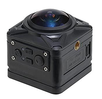 【中古】(非常に良い)ジョワイユJOYEUX 4K WiFi 360°対応 800万画素 キューブアクションカメラPROMODEL BK