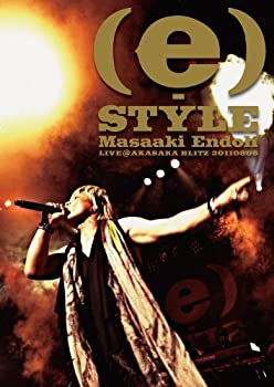 【中古】(非常に良い)(e)-STYLE LIVE TOUR LIVE DVD 遠藤正明