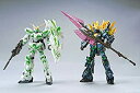 【中古】HGUC 1/144 ユニコーンガンダム1号機＆2号機Ver. GFT（STRIKES ODAIBA SET）（ガンダムフロント東京限定）［ガンプラ］