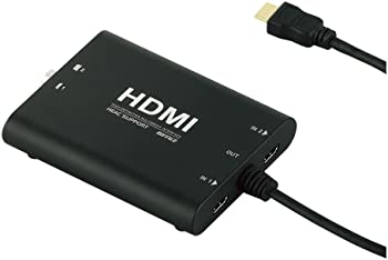 【中古】(非常に良い)iBUFFALO HDMI切替器HEAC対応2ポートBSAK202