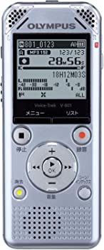 【中古】OLYMPUS ICレコーダー VoiceTrek 2GB MP3/WMA ステレオ録音 microSD対応 SLV シルバー V-801