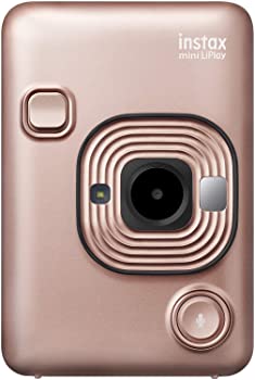 【中古】(非常に良い)FUJIFILM チェキ インスタントカメラ/スマホプリンター instax mini LiPlay ブラッシュゴールド INS MINI HM1 BLUSH GOLD