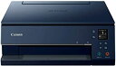 【中古】Canon プリンター A4インクジェット複合機 PIXUS TS7430 ネイビー 2020年モデル テレワーク向け 普通