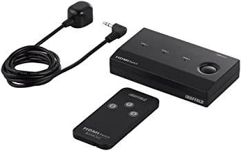 【中古】(非常に良い)バッファロー HDMI 切替器 3入力1出力 リモコン付 【 Nintendo Switch / PS4 / PS5 メーカー動作確認済み...