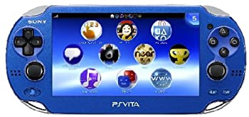 【中古】(非常に良い)PlayStationVita 3G/Wi-Fiモデル サファイア・ブルー 限定版 (PCH-1100 AB04)