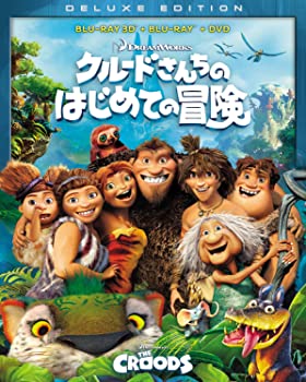 【中古】(非常に良い)クルードさんちのはじめての冒険 3枚組3D・2Dブルーレイ&DVD (初回生産限定) [Blu-ray] (声)エマ・ストーン, ニコラス・ケイジ