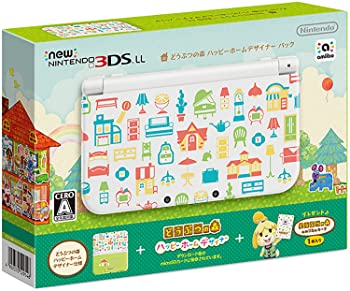 【中古】Newニンテンドー3DS LL どうぶつの森 ハッピーホームデザイナー パック 【限定特典】オリジナルマスキングテープ 付