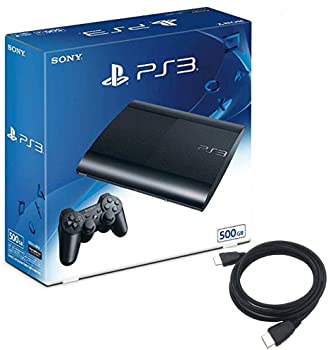 【中古】PlayStation3 チャコール・ブラック 500GB (CECH4300C) 特典アンサー PS3用 HDMIケーブル2.0M付 1