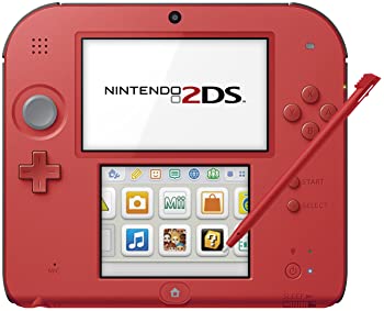 【中古】(未使用・未開封品)ニンテンドー2DS レッド 3DSのソフトが遊べる