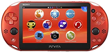 【中古】PlayStation Vita Wi-Fiモデル メタリック・レッド (PCH-2000ZA26)