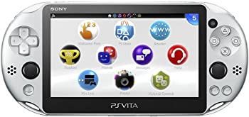 【中古】(非常に良い)PlayStation Vita Wi-Fiモデル シルバー (PCH-2000ZA25)