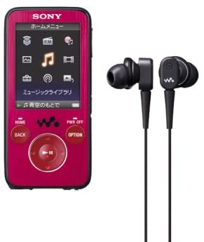 【中古】SONY ウォークマン Sシリーズ FM付 NC機能搭載メモリータイプ 4GB レッド NW-S736F/R