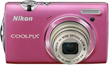 【中古】(非常に良い)Nikon デジタルカメラ COOLPIX (クールピクス) S5100 ホットピンク S5100PK 1220万画素 光学5倍ズーム 広角28mm 2.7型液晶