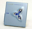 【中古】シャープ ポータブルMDプレイヤー MD-ST770-A MDLP対応 ブルー