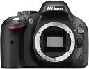 【中古】(非常に良い)Nikon デジタル一眼レフカメラ D5200 ボディー ブラック D5200BK