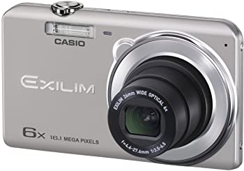 【中古】CASIO デジタルカメラ EXILIM EXZS26SR 1610万画素 光学6倍ズーム 広角26mm EX-ZS26SR シルバー